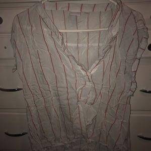 SOHO TWIST FRONT STRIPED SHIRT